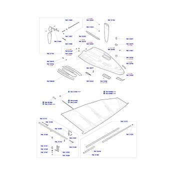 O'PEN BIC RUDDER MOUNT TOP