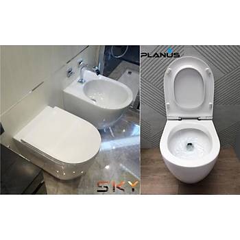Sky 24V Krem Ta� Tuvalet