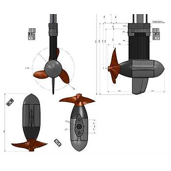 Torqeedo Pod Drive Cruise 3.0 FP 24V DC
