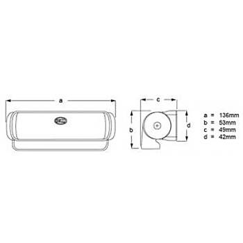 Hella Marine Sea Hawk Led g�verte ayd�nlatma lambas�