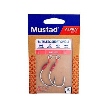 Mustad Alpha Point Ruthless Short Single Asist Olta ��nesi A-ASSIST5