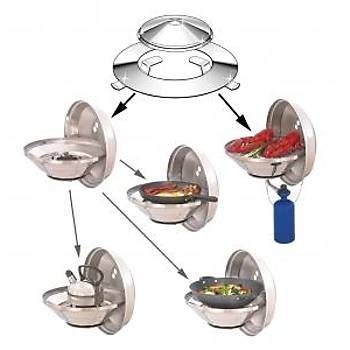 Magma Marine Kettle� gazl� ocak/mangal kombinasyonu