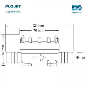 Jabsco pompa filtresi