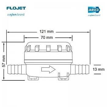 Jabsco pompa filtresi