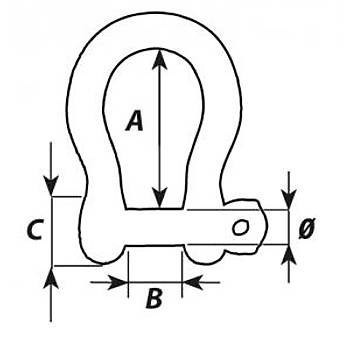 Wichard kmaz pimli omega kilit   (mm): 8
