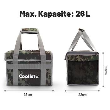 Coolist CL26C 26 Litre Katlanabilir Termos Bez �anta / Buzluk
