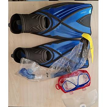 ARUBA MASKE+SNORKEL+PALET SET 34-35 NUMARA