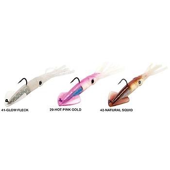 Lineaeffe FF Alive Squid 10.2 cm 13 gr ��ne No:1/0 6 Adet Sahte Bal�k