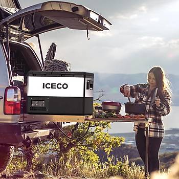 ICECO TCD45 12/24Volt 45 Litre �ift B�lmeli Outdoor Kompres�rl� Oto Buzdolab�/Dondurucu