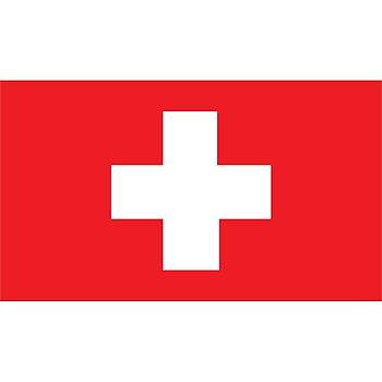 Swiss Bayrak 20 X 30Cm