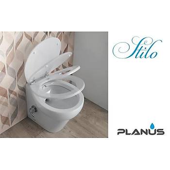 Stilo 24V Beyaz Ta� Taharet Kitli Tuvalet