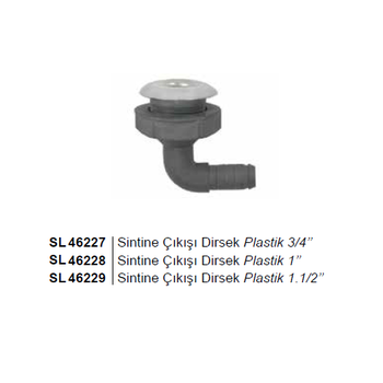 SU IKII PLASTK DRSEK 1''