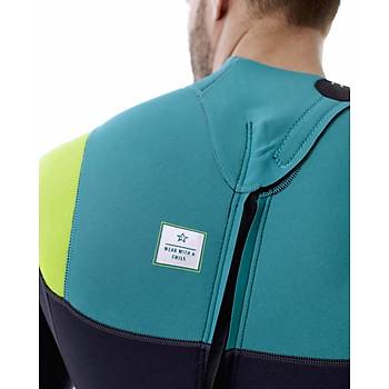 JOBE PERTH SHORTY 3/2MM WETSUIT MEN TEAL BLUE
