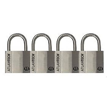 ATLANTECH 2062 - PASLANMAZ ASMA KİLİTLER -INOX 25 mm Müşterek Anahtarlı