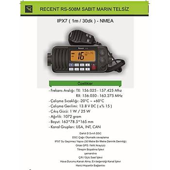 AIRMAR RS-508M VHF MARN TELSZ