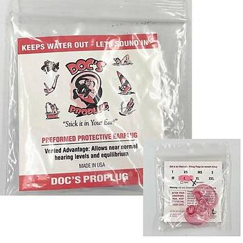 DOC'S PROPLUGS Kulak Tkac, Poetli, Deliksiz,Yzme iin, ocuk Size