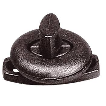 Twist Studd & Clinch Plate, �29mm, 35x17mm, Black