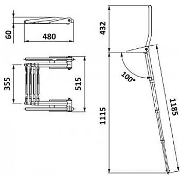 EasyUp tutamakl� teleskopik merdiven