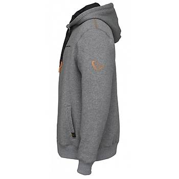 Savage Gear Classic Zip Hoodie Grey Melange