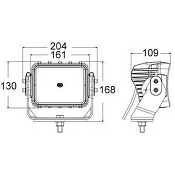 Hella Marine AS3 A��r Hizmet Led Projekt�r
