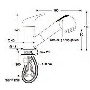 MUSLUK SP�RALL� SICAK-SO�UK BARKA-MD61351