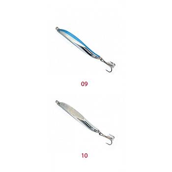 Captain 6010 Lüfer Kaşığı 40gr Scorpion Uzun Kesme Kaşık 7cm