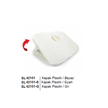 PLAST�K KAPAK D�� �l��: 380x270 mm / Montaj �l��s�: 302x195 mm