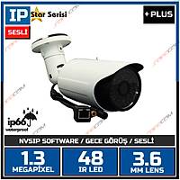 Safecam IC-8592 1.3MP IR Led 3.6 MM Lens SESLÝ  IP Kamera-1709S