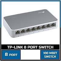 TP-LINK TL-SF1008D 10/100Mbps 8 Port Switch- 1844S