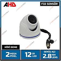 Safecam PM-8416 2 MP 12 Led 2.8 MM Lens AHD Mini Dome Kamera-1727s
