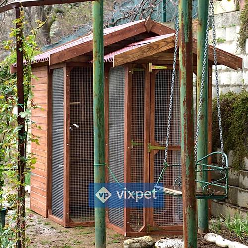Ruby Egzotik Ku� Kafesi 200x200 Salma Kafes + 90x90 Giri� B�lmesi