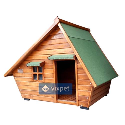 Martin Pencereli ve Sundurmal Kpek Kulbesi 200x100x130