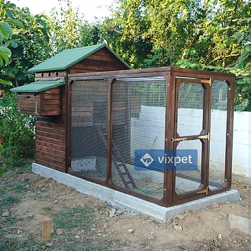 Kelebek Bah�eli Tavuk K�mesi 12 Tavuk Bar�nabilir + Bah�e Se�enekli