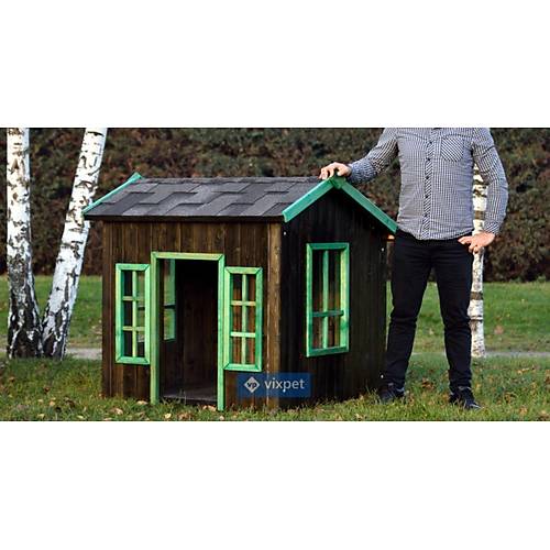 Oxford Pencereli Kpek Kulbesi 100x100x110