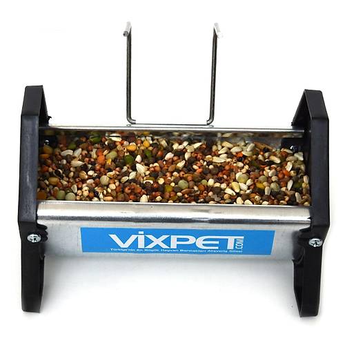 Galvaniz Oluklu Yemlik 50 cm