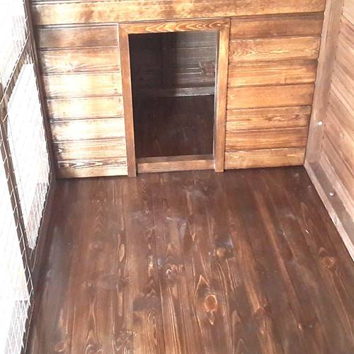 Rozi Bah�eli K�pek Kul�besi -  Bah�esi Ah�ap Tabanl�