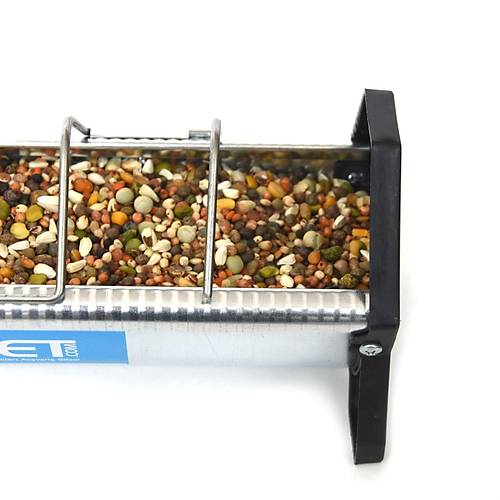 Galvaniz Oluklu Yemlik 25 cm