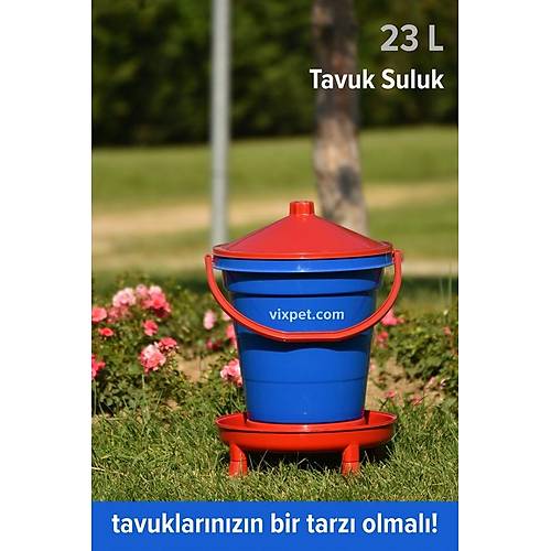amandral Ayakl Tavuk Suluk 23 lt - st Kapaktan Kolay Dolum
