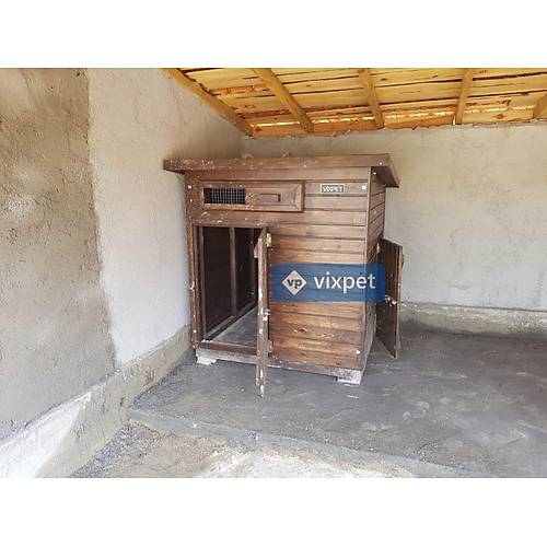 Oskar B�y�k K�pek Kul�besi �ift Kap�l� XXL 120x120x130