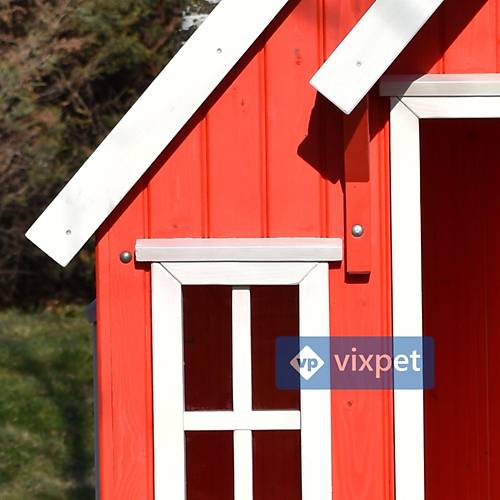 Lara Palas Pencereli Byk Boy Kpek Kulbesi 130x130x170