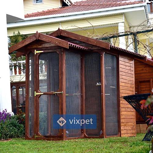 Ruby Egzotik Ku� Kafesi 200x200 Salma Kafes + 90x90 Giri� B�lmesi