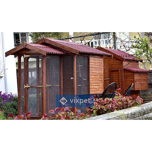 Ruby Egzotik Ku� Kafesi 200x200 Salma Kafes + 90x90 Giri� B�lmesi