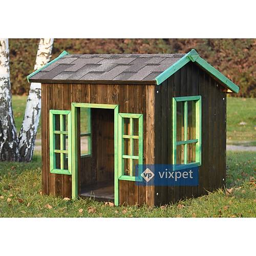 Oxford Pencereli Kpek Kulbesi 100x100x110