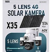 INOX-X35 5 LENS 4G ES�M SOLAR KAMERA