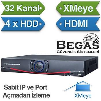 BEGAS 32-4 32 Kanal NVR Kayt Cihaz