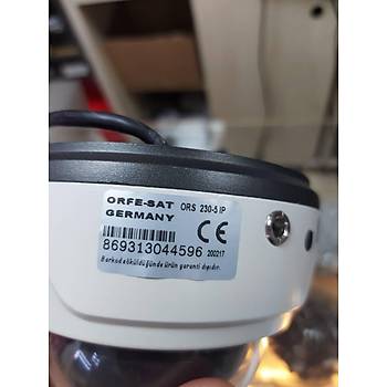 ORFE 230 2.0mp Poesiz  H264 IP Dome Güvenlik Kamerası (VAndal Proof)