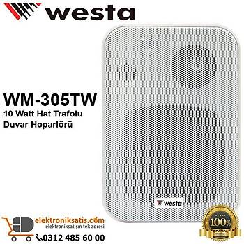 Westa WM-305TW 10 Watt Hat Trafolu Duvar Hoparlörü