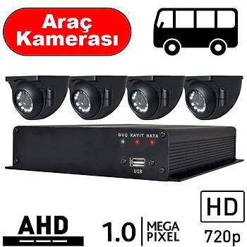 BEGAS 4 Ara Kameral AHD Paket 1.0mp - A100