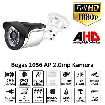 BegasPro AP 1036 2.0mp AHD Gvenlik Kameras (1080p)