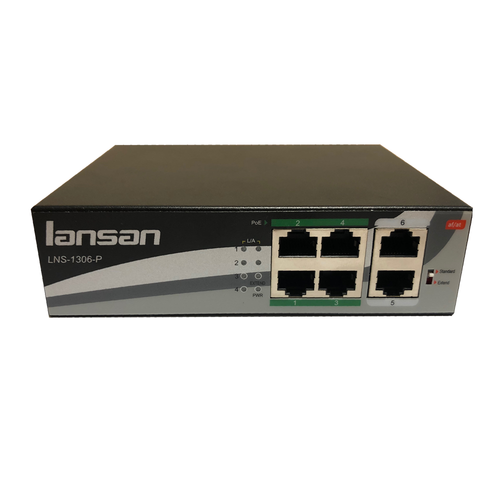 6 Port 10/100 Mbps PoE Switch